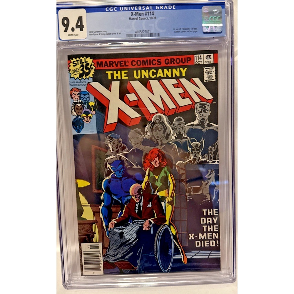 X-Men #114 CGC 9.4 The Day the X-Men Died Marvel Comics Bronze Age 1978